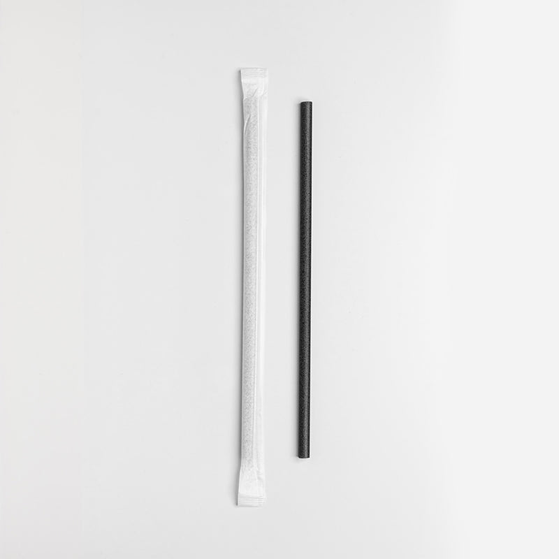 Wrapped Straws - EMP-011-BLK Wrapped Straws - EMP-011-BLK