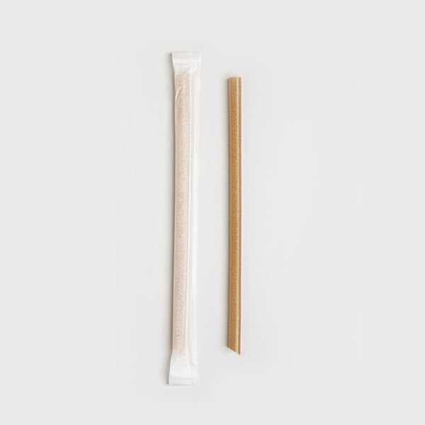 Wrapped Jumbo Straw  (feather cut) - BOBS-1121-001 PS
