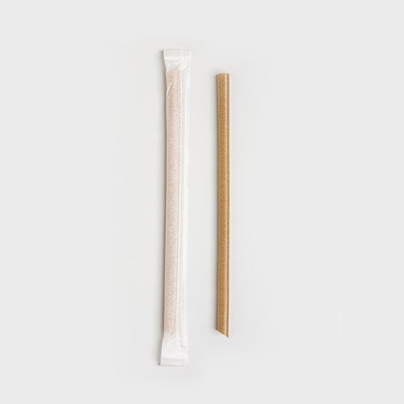 Wrapped Jumbo Straw  (feather cut) - BOBS-1121-001 PS