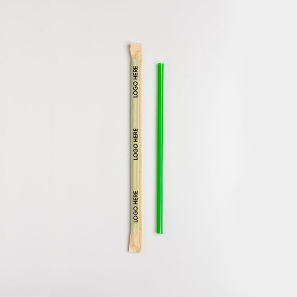 Personalized Wrapped Straw - BIOST-004